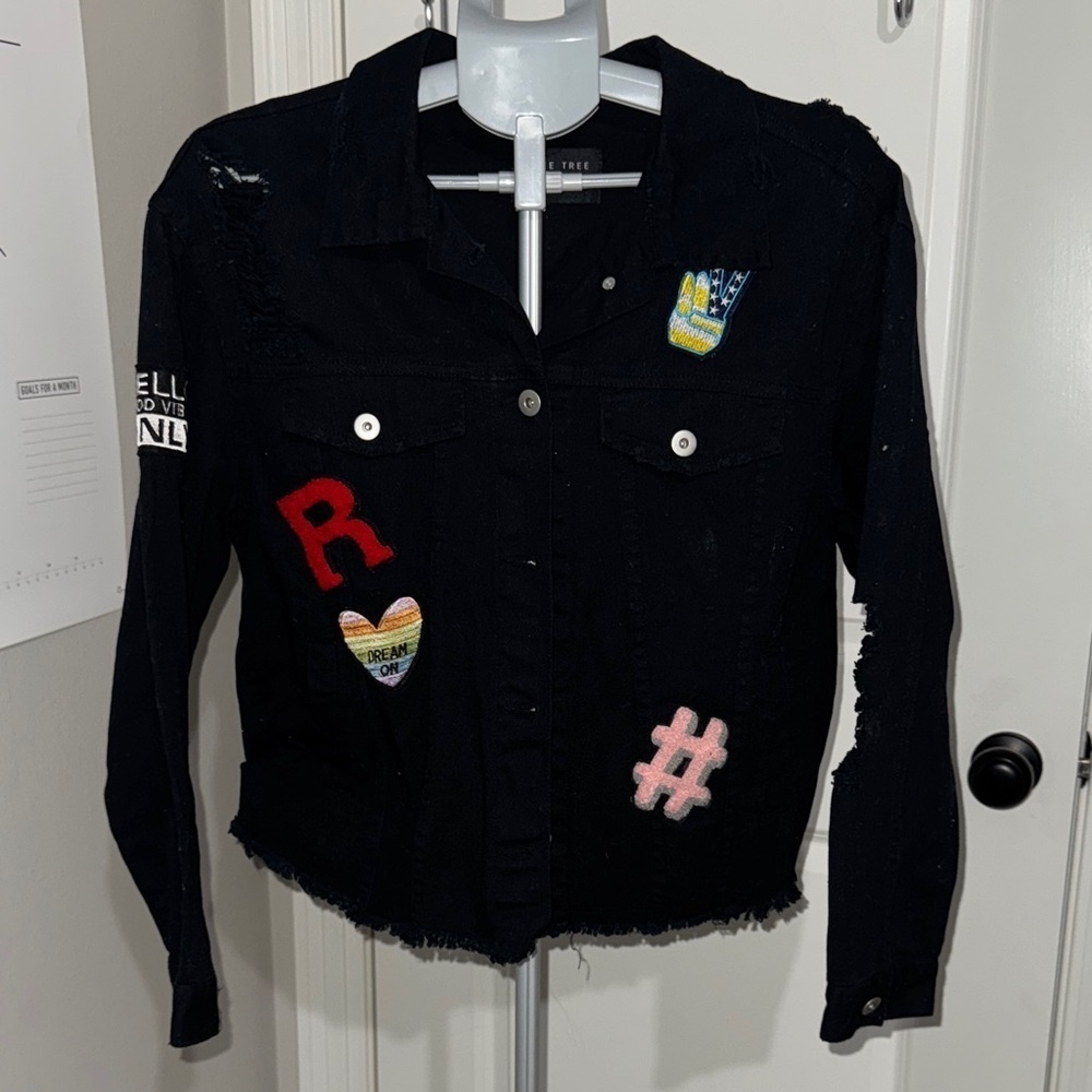Love Tree Black Jacket